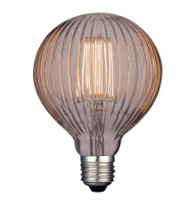 Лампа світлодіодна Markslojd 108728 Lines Bulb E27 4W LED 125 Smoke, 4W 2200К E27, 360°