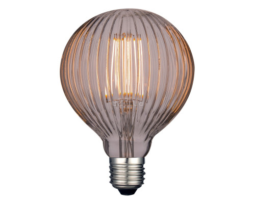 Лампа світлодіодна Markslojd 108728 Lines Bulb E27 4W LED 125 Smoke, 4W 2200К E27, 360°