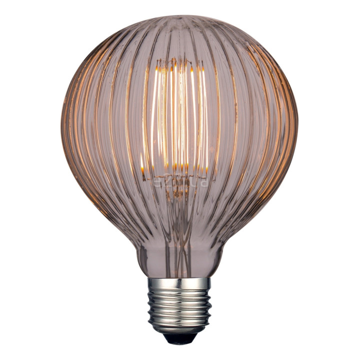 Лампа світлодіодна Markslojd 108728 Lines Bulb E27 4W LED 125 Smoke, 4W 2200К E27, 360° · Markslojd · markslojd-108728
