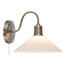 Бра Markslojd 108865 VELA Wall 1L Antique Brass/ Shiny White · Markslojd · markslojd-108865