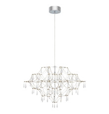 Люстра Markslojd 108870 EFESOS Chandelier 80cm Steel/Clear, 25 Вт, 815 лм, 3000K