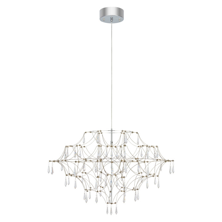 Люстра Markslojd 108870 EFESOS Chandelier 80cm Steel/Clear, 25 Вт, 815 лм, 3000K · Markslojd · markslojd-108870