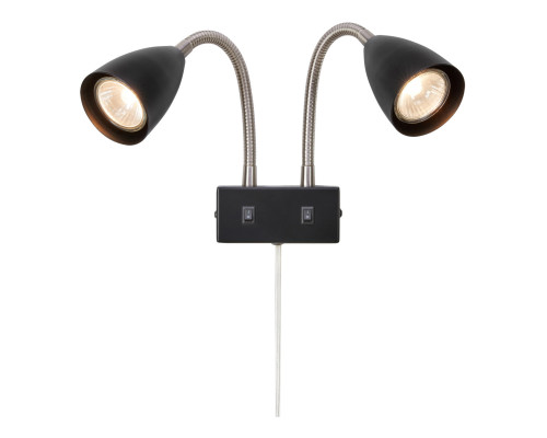 Бра Markslojd 108901 CIRO Wall 2L Black/Steel