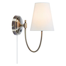 Бра Markslojd 108908 AMAR Wall Offwhite/Antique Brass · Markslojd · markslojd-108908