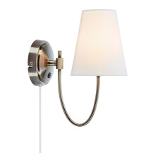 Бра Markslojd 108908 AMAR Wall Offwhite/Antique Brass