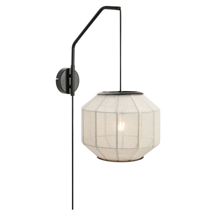 Бра Markslojd 108957 ASUKA Wall 1L Beige/Black · Markslojd · markslojd-108957