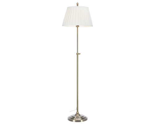 Торшер Markslojd 108972 OXFORD Floor 1L Offwhite/Antique Brass