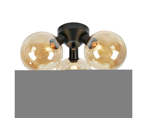 Люстра Markslojd 108997 ARTIS Ceiling 3L Amber/Black