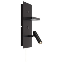 Бра Markslojd 109018 CARICA Wall 1L LED Black, 4 Вт, 125 лм, 3000K · Markslojd · markslojd-109018