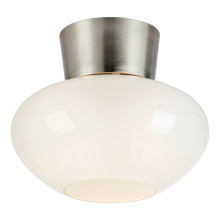 Люстра Markslojd 109025 MALAGA Ceiling 1L White/Satin Nickel · Markslojd · markslojd-109025