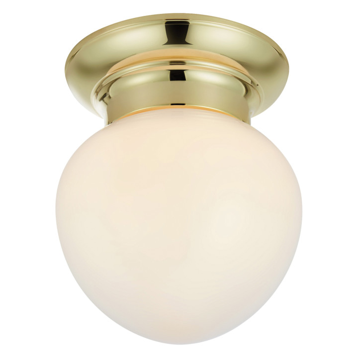 Люстра Markslojd 109030 RONDA Ceiling 1L White/Brass IP44 · Markslojd · markslojd-109030