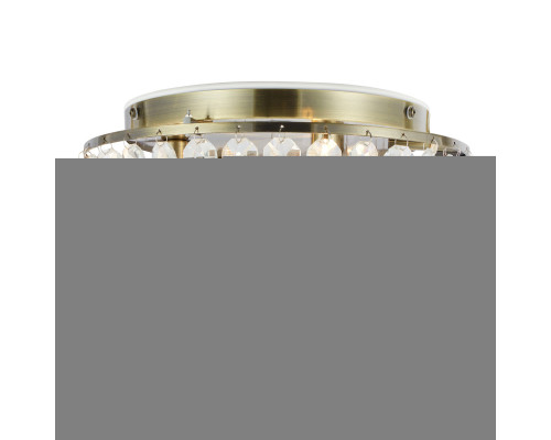 Люстра Markslojd 109031 ESTELLE Ceiling 3L Antique Brass/Mc IP44