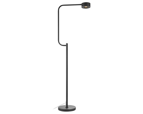 Торшер Markslojd 109175 HUGO Floor 1L Black, 5 Вт, 400 лм, 3000K