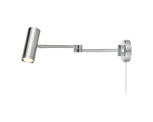 Бра Markslojd 109182 ARLO Wall 1L Chrome, 4.9 Вт, 450 лм, 3000K