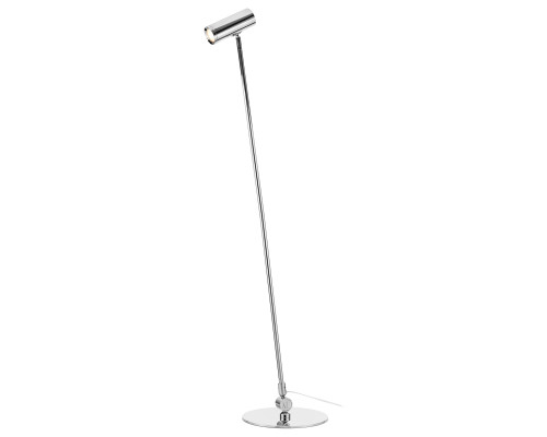 Торшер Markslojd 109186 ARLO Floor 1L Chrome, 4.9 Вт, 450 лм, 3000K