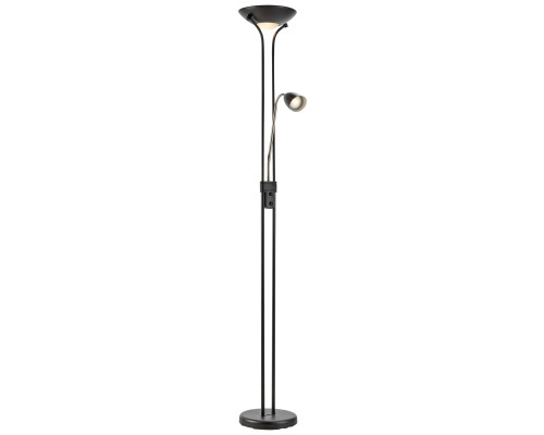 Торшер Markslojd 109187 MODU Floor 2L Black, 18 Вт, 2000 лм, 3000K