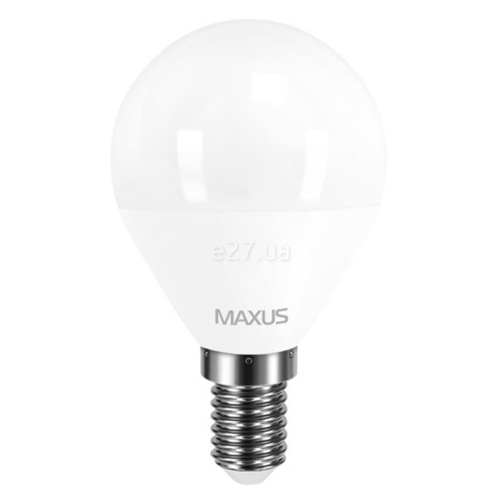 Лампа світлодіодна Maxus 1-LED-5411 G45 4W 3000K E14, 270 град. · MAXUS · maxus-1-led-5411
