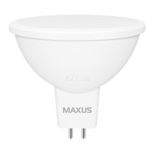 Лампа світлодіодна Maxus 1-LED-713 , MR16 5W 3000K GU5.3, 120° · MAXUS · maxus-1-led-713
