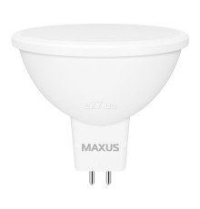 Лампа світлодіодна Maxus 1-LED-713 , MR16 5W 3000K GU5.3, 120°
