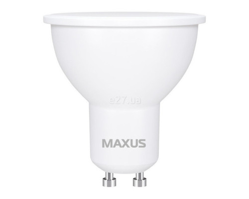 Лампа світлодіодна Maxus 1-LED-716 , MR16 5W 4100K GU10, 120°