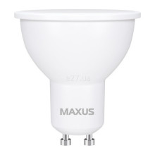 Лампа світлодіодна Maxus 1-LED-721 , MR16 7W 3000K GU10, 120° · MAXUS · maxus-1-led-721