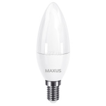 Лампа світлодіодна Maxus 1-LED-732 , C37 5W 4100K E14, 270° · MAXUS · maxus-1-led-732