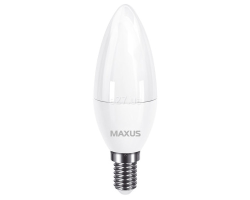 Лампа світлодіодна Maxus 1-LED-732 , C37 5W 4100K E14, 270°