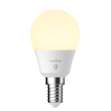 Лампа світлодіодна Nordlux 2070011401 Smart E14 G45 Light Bulb Opal White, G45 4.7W 2200-6500K E14, 200° · Nordlux · nordlux-2070011401