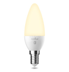 Лампа світлодіодна Nordlux 2070021401 Smart E14 C35 Light Bulb Opal White, C35 2200-6500K E14