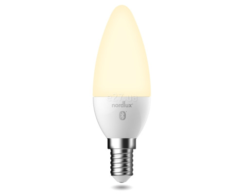 Лампа світлодіодна Nordlux 2070021401 Smart E14 C35 Light Bulb Opal White, C35 2200-6500K E14