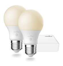 Лампа світлодіодна Nordlux 2070062701 Smart StartKit EU 2xE27 WH, A60 7W 2200-6500K E27 (набір з 2шт.), 240°