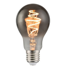 Лампа світлодіодна Nordlux 2080032747 E27 A60 Deco Dim Light Bulb Smoked, A60 4.5W 1800K E27 Dimmable, 360°