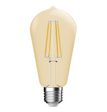 Лампа світлодіодна Nordlux 2080052758 E27 St64 Deco Dim Light Bulb Goldcolor, ST64 4.2W 2500K E27 Dimmable, 360°