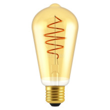 Лампа світлодіодна Nordlux 2080062758 E27 St64 Deco Dim Light Bulb Goldcolor, ST64 4.9W 2200K E27 Dimmable, 360° · Nordlux · nordlux-2080062758