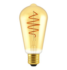 Лампа світлодіодна Nordlux 2080062758 E27 St64 Deco Dim Light Bulb Goldcolor, ST64 4.9W 2200K E27 Dimmable, 360°