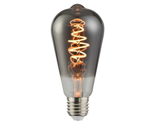 Лампа світлодіодна Nordlux 2080072747 E27 St64 Deco Dim Light Bulb Smoked, ST64 4.5W 1800K E27 Dimmable, 360°