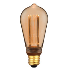 Лампа світлодіодна Nordlux 2080082758 E27 St64 Deco Dim Light Bulb Goldcolor, ST64 3.5W 1800K E27 Dimmable, 360°