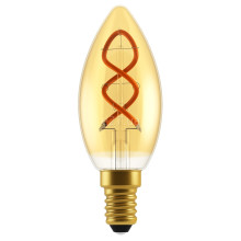 Лампа світлодіодна Nordlux 2080101458 E14 C35 Deco Dim Light Bulb Goldcolor, C35 3W 2200K E14 Dimmable, 360° · Nordlux · nordlux-2080101458