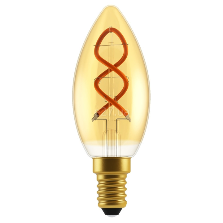Лампа світлодіодна Nordlux 2080101458 E14 C35 Deco Dim Light Bulb Goldcolor, C35 3W 2200K E14 Dimmable, 360° · Nordlux · nordlux-2080101458