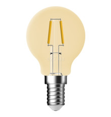 Лампа світлодіодна Nordlux 2080161458 E14 G45 Deco Dim Light Bulb Goldcolor, G45 4.2W 2500K E14 Dimmable, 360°