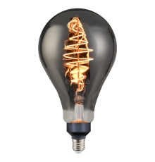 Лампа світлодіодна Nordlux 2080272747 E27 Ps160 Deco Light Bulb Smoked, PS160 8.5W 1800K E27 Dimmable, 360°