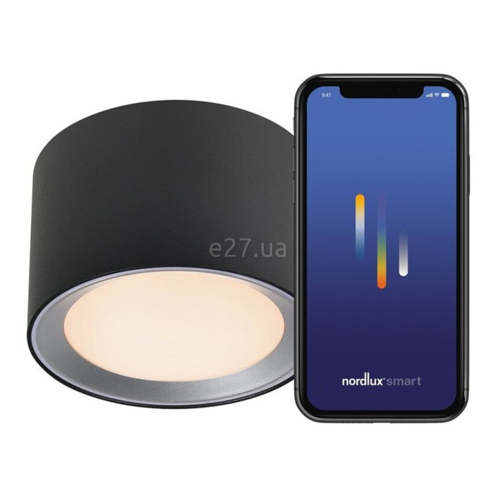 Точковий світильник Nordlux 2110840103 Landon 8 Smart Black, 8 Вт, 700 лм, 2700K-6500K · Nordlux · nordlux-2110840103