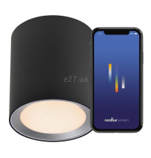 Точковий світильник Nordlux 2110850103 Landon 14 Smart Black, 8 Вт, 700 лм, 2700K-6500K