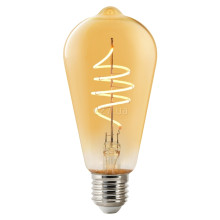 Лампа світлодіодна Nordlux 2170112747 Smart E27 St64 Deco Light Bulb Amber, ST64 4.7W 2200K E27, 360° · Nordlux · nordlux-2170112747