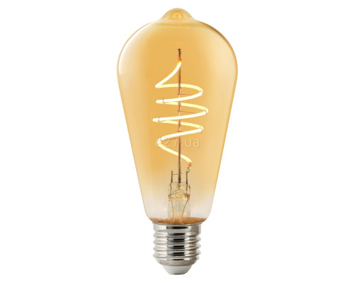 Лампа світлодіодна Nordlux 2170112747 Smart E27 St64 Deco Light Bulb Amber, ST64 4.7W 2200K E27, 360°