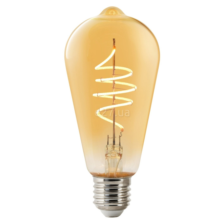 Лампа світлодіодна Nordlux 2170112747 Smart E27 St64 Deco Light Bulb Amber, ST64 4.7W 2200K E27, 360° · Nordlux · nordlux-2170112747