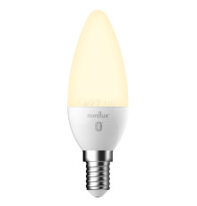 Лампа світлодіодна Nordlux 2170171401 Smart E14 Light Bulb White, C35 4.7W 2700K E14, 300°