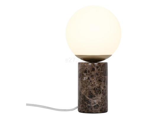 Настільна лампа Nordlux 2213575018 Lilly Table Marble Brown