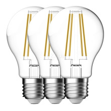 Лампа світлодіодна Nordlux 2270012700 Smart E27 Light Bulb Clear, A60 4.7W 2200-6500K E27 (набір з 3шт.), 360° · Nordlux · nordlux-2270012700