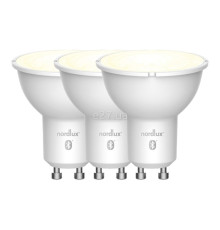 Лампа світлодіодна Nordlux 2270031000 Smart GU10 Light Bulb Clear, MR16 4.8W 2200-6500K GU10 (набір з 3шт.), 36°